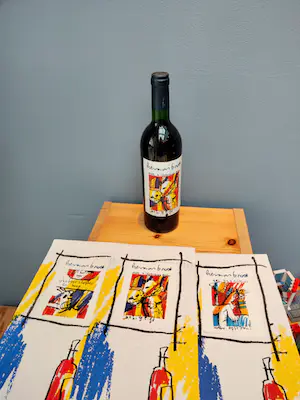 Herman Brood - Unieke set: WIJN kopen? Bied vanaf 325!