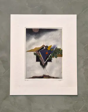 Tuvia Beeri - Gesigneerde Kleurenets - Epreuve d'Artiste - 'A Shivata' - potloodgesigneerd kopen? Bied vanaf 38!