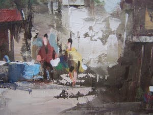 Harry Koolen - Frans Stadsgezicht kopen? Bied vanaf 60!