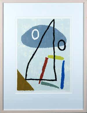 Harrie Gerritz - Zeefdruk, Torens - Ingelijst verkocht voor € 35!