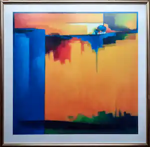 Maria Megens - zeefdruk - Zonder titel - Ingelijst (Groot) 24074 verkauft für € 95!