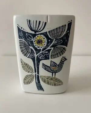 Porceleyne Fles - Zeldzame Sandelfo vaas Hans Sanders 1965 kopen? Bied vanaf 125!