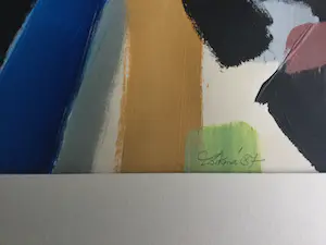 Eddy Sikma - abstract landschap (1) kopen? Bied vanaf 60!