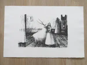 Kees Andrea - Twee vrouwen en een geit - Litho kopen? Bied vanaf 40!