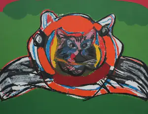 Karel Appel - ingelijste zeefdruk: The tree cats - 1977 kaufen? Bieten Sie von 799!