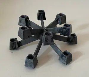 Jens Quistgaard - Brutalistische gietijzeren kandelaar uitgevoerd voor Paro kopen? Bied vanaf 1!