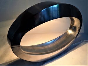 Curiosa - Design tafellamp met rvs/aluminium look merk Massive i.c.m. Philips kopen? Bied vanaf 1!