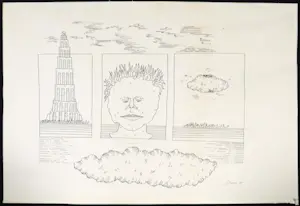 Leo Jinssen - Pentekening, Mannetje kopen? Bied vanaf 1!