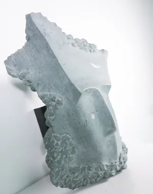 Wijnand Zijlmans - Wandsculptuur uit natuursteen, Hoofd kopen? Bied vanaf 500!