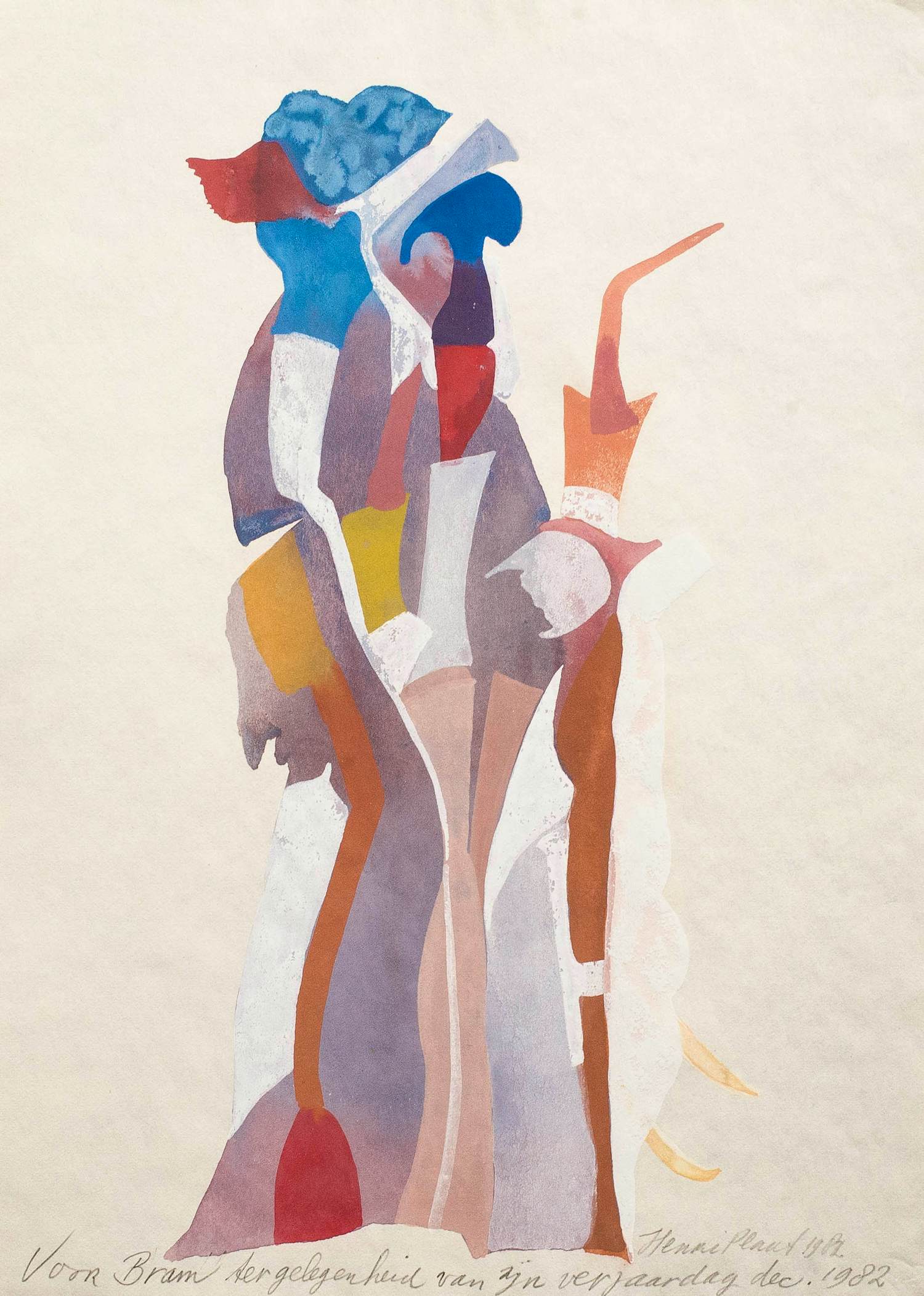 Henri Plaat - Voor Bram ter gelegenheid van zijn verjaardag dec. 1982 verkocht voor € 40!