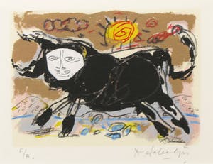 Kees Salentijn - Zeefdruk, Zonder Titel V - Ingelijst kopen? Bied vanaf 35!