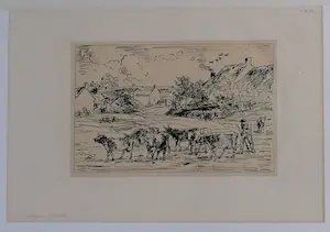 Charles-Francois Daubigny - Le troupeau de vaches kopen? Bied vanaf 50!