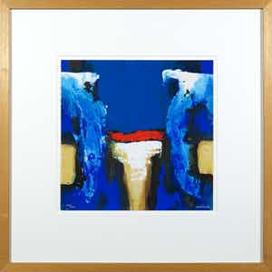 Hans Vanhorck - Zeefdruk, Beyond color - Ingelijst verkocht voor € 1!