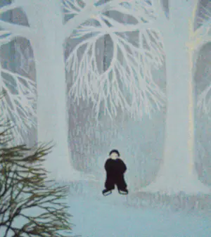 Ilona Schmit - Prachtig, groot winterlandschap.Schaatsen in de avond. kopen? Bied vanaf 75!