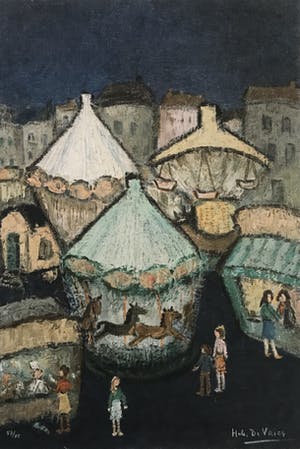 Hubert De Vries - Gesigneerde litho - 1980 - 57/75 kopen? Bied vanaf 85!