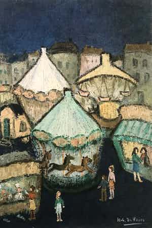 Hubert De Vries - Gesigneerde litho - 1980 - 57/75 verkocht voor € 85!