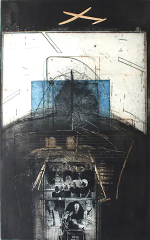 AcheterKarl Fred Dahmen - „Zutritt verboten" - Auflage von 75 - signiert - (100 x 65 cm)? Enchérissez de 180!