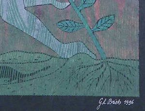 Geertje Briels - Houtdruk op geschept papier, Natuurbeleving kopen? Bied vanaf 1!