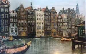 Cornelis Brandenburg - Amsterdam - Damrak inclusief boekje verkocht voor € 183!