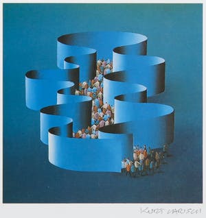 Kurt Larisch - Compositie met figuren kopen? Bied vanaf 1!