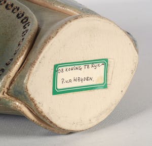 Peter van der Heijden - Aardewerk, Koning te rijk kopen? Bied vanaf 40!