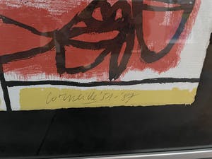 Corneille - Zeefdruk, Blauwe Stenen (onbekend), Ingelijst kopen? Bied vanaf 250!