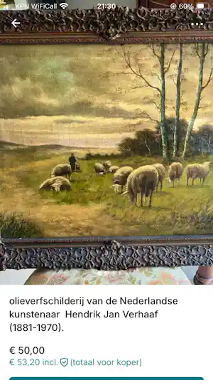 Hendrik Jan Verhaaf - Olieverf schilderij kaufen? Bieten Sie von 50!