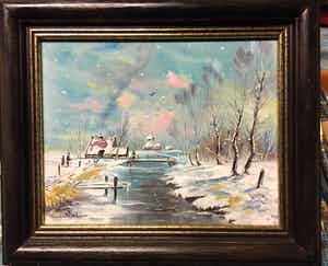 Henk Poeder - Winter landschap verkocht voor € 91!