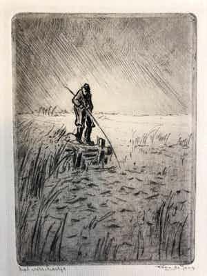 Toon de Jong - Het vissertje verkocht voor € 35!