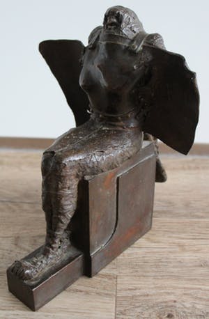 Anthon Hoornweg - Bronzen sculptuur: Falcon -1987 - gesigneerd kopen? Bied vanaf 850!