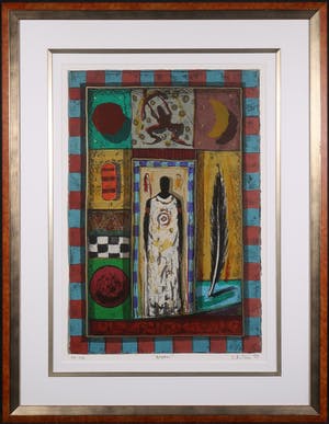 Eric Toebosch - Zeefdruk, Angeli - Ingelijst kopen? Bied vanaf 35!