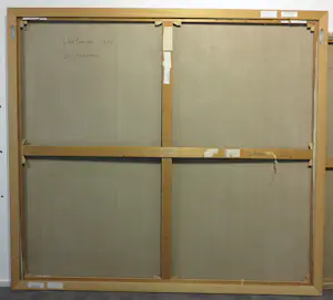 Ben Verlangen - Olieverf op doek, De paarden - Ingelijst (Zeer Groot!) kopen? Bied vanaf 250!