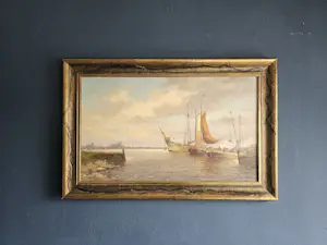 Jan Schaeffer - Gezicht op Veere kopen? Bied vanaf 125!