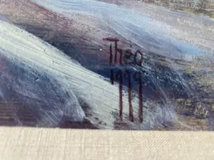 Theo Onnes - Winters landschap kopen? Bied vanaf 120!