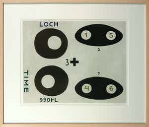 Reinier Lucassen - Litho, Time/Loch - Ingelijst verkocht voor € 100!