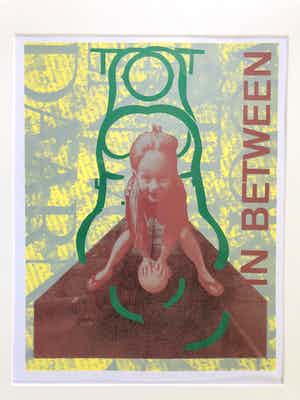 Rien Halters - In between (met lijst) verkocht voor € 45!