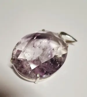 Nieuw natuurlijke Amethist Super Seven, met bubbeltjes kopen? Bied vanaf 150!