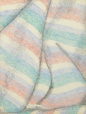 Marja Schutte - Potloodtekening, Zonder titel - Ingelijst kopen? Bied vanaf 1!