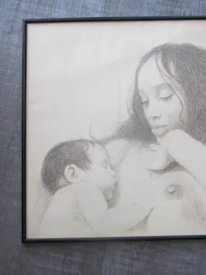 Aat Veldhoen - Moeder en kind. kopen? Bied vanaf 40!