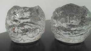 Kosta Boda - Snowball waxinelichthouder 2x kopen? Bied vanaf 24!
