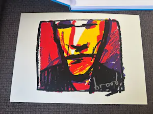 Herman Brood - Woedend Licht + zeefdruk kopen? Bied vanaf 125!