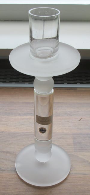 Niet of onleesbaar gesigneerd - Crystalex design kristallen kandelaar kopen? Bied vanaf 10!