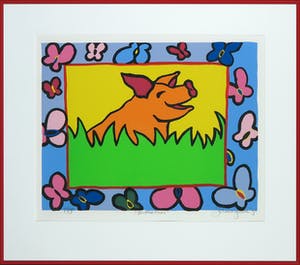 Shunyam - Zeefdruk, Butterflies - Ingelijst kopen? Bied vanaf 50!