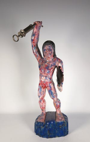 Pieter Haan - Beschilderd hout, Vooruitgang kopen? Bied vanaf 1!