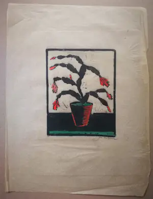 Jac. de Beer - Bloeiende cactus. kopen? Bied vanaf 79!