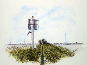 Frans Room - Lot van 15 originele tekeningen - Bakens en boeien Noord-Holland en IJsselmeer kopen? Bied vanaf 150!