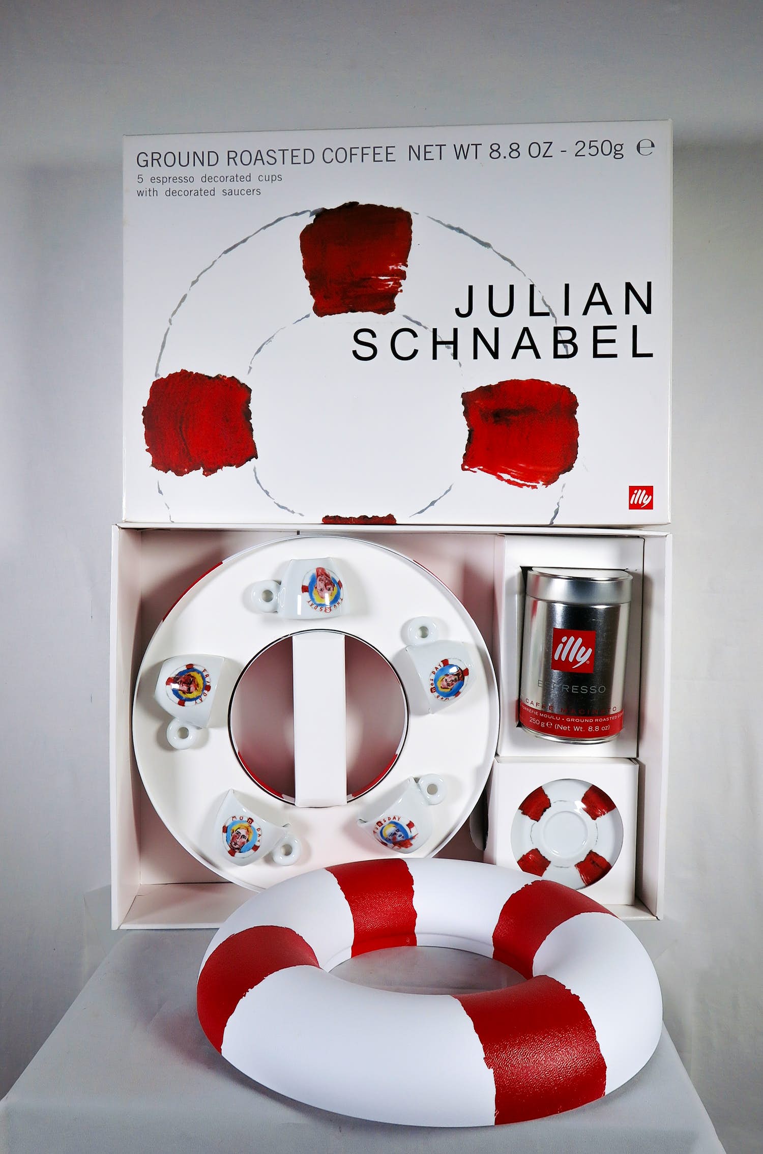 Julian Schnabel - voor Illy - 5-persoons espresso-set - Porselein kopen? Bied vanaf 1!