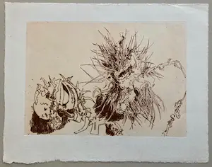 Horst Janssen - Kastanie - Nachlasssignierte Original Radierung von 1984/96 kopen? Bied vanaf 75!