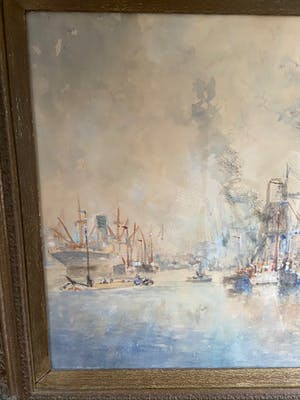 Marius de Jongere - Havengezicht Rotterdam kopen? Bied vanaf 1000!