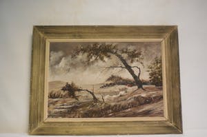 Joop Burger - Prachtig gesigneerd werk van zeegezicht kopen? Bied vanaf 50!